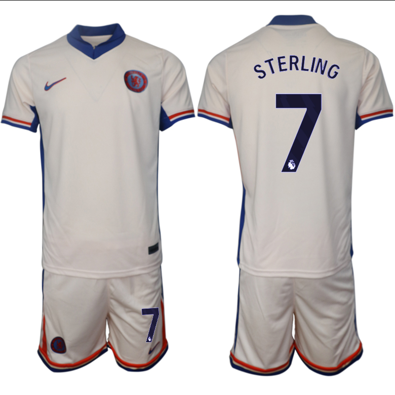 Men 2024-2025 Club Chelsea away Cream #7 Soccer Jersey->indianapolis colts->NFL Jersey